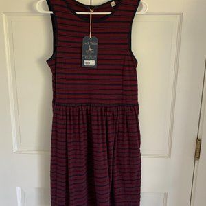 Jack Wills Red & Blue Striped Dress
